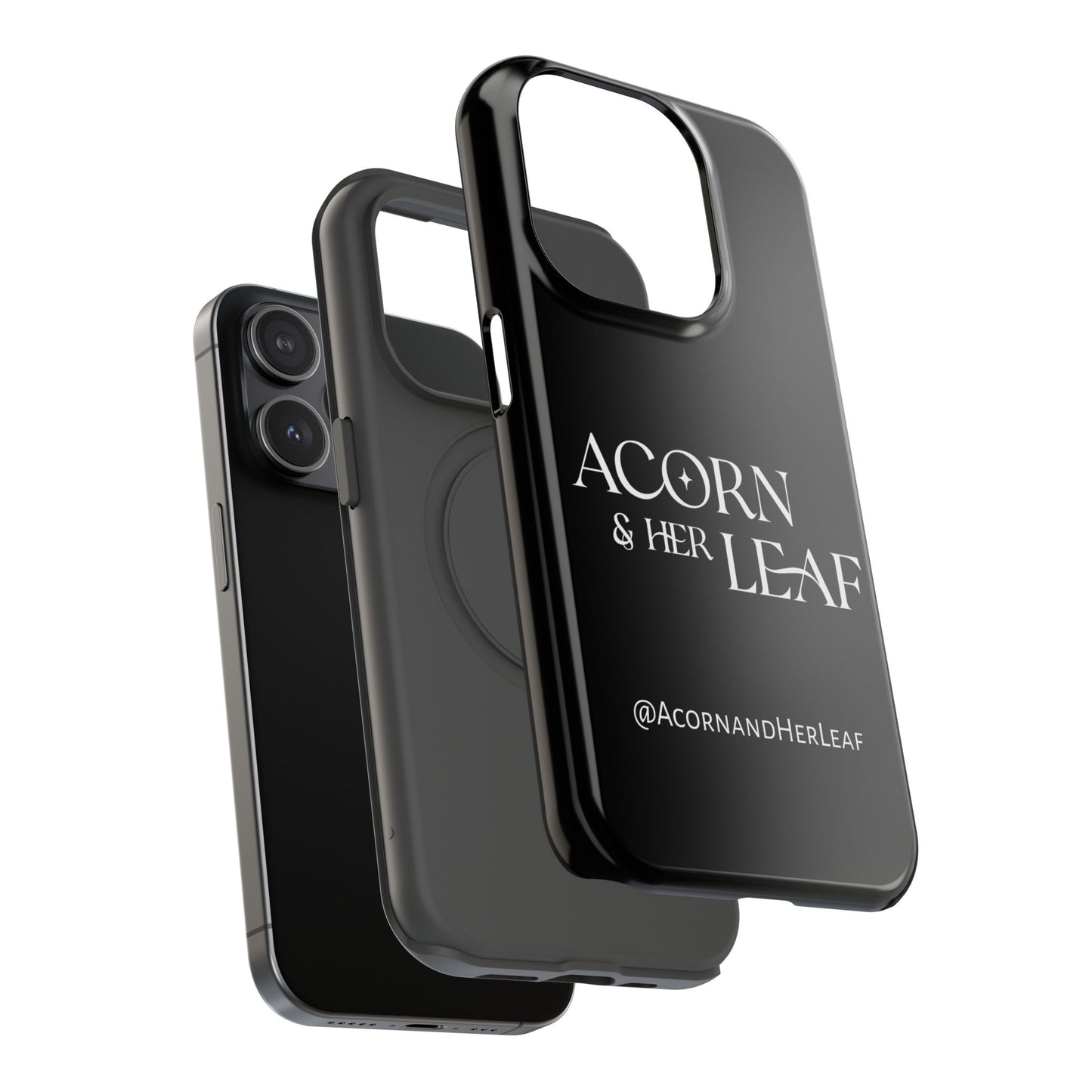 Acorn & Her Leaf Impact-Resistant Phone Cases