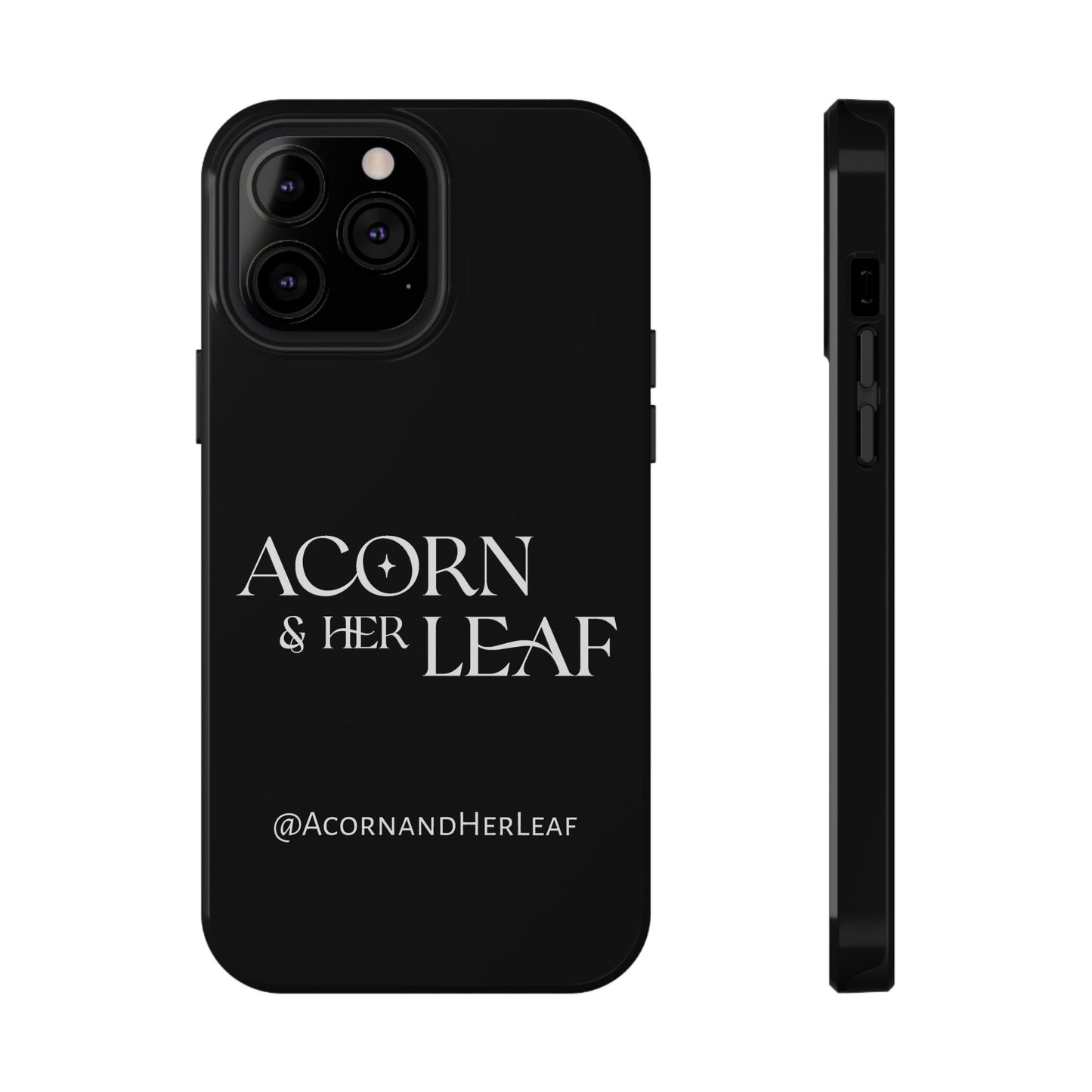 Acorn & Her Leaf Impact-Resistant Phone Cases