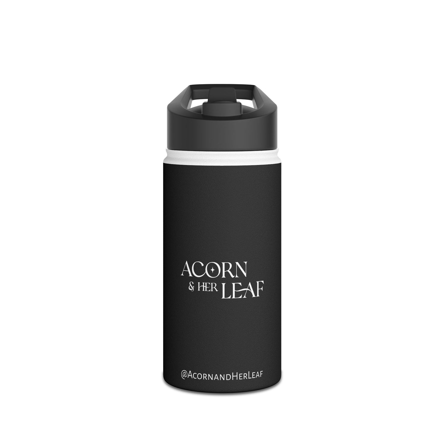 Acorn and her Leaf Stainless Steel Water Bottle