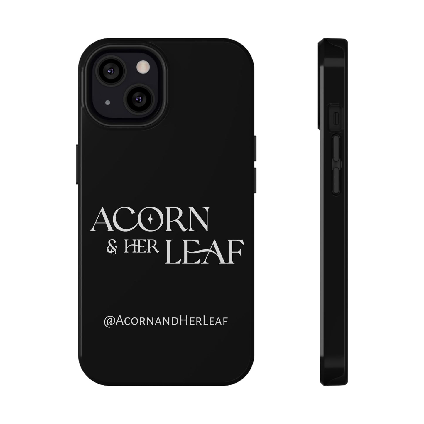 Acorn & Her Leaf Impact-Resistant Phone Cases