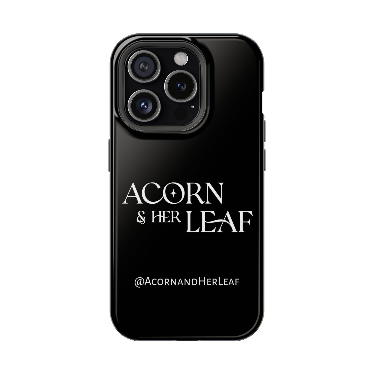 Acorn & Her Leaf Impact-Resistant Phone Cases