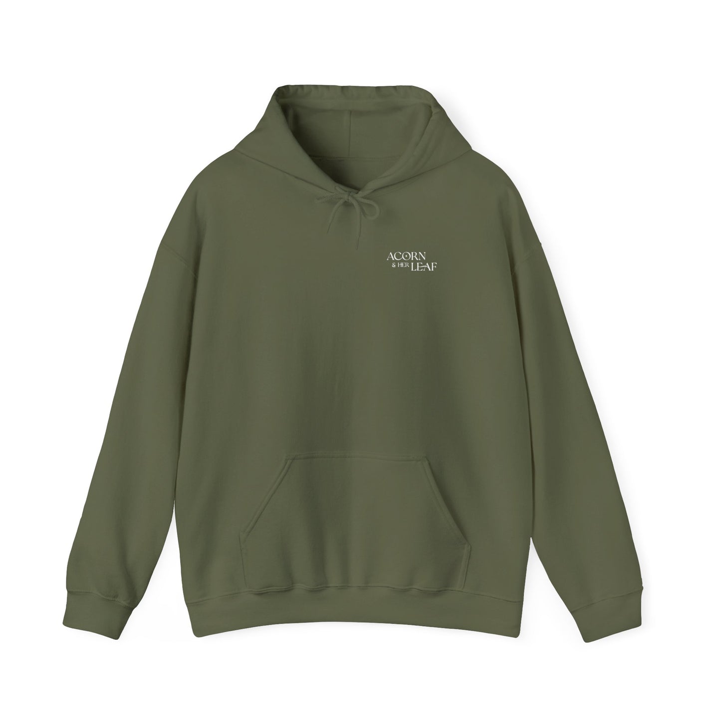 "Brave and Gentle" Hooded Sweatshirt