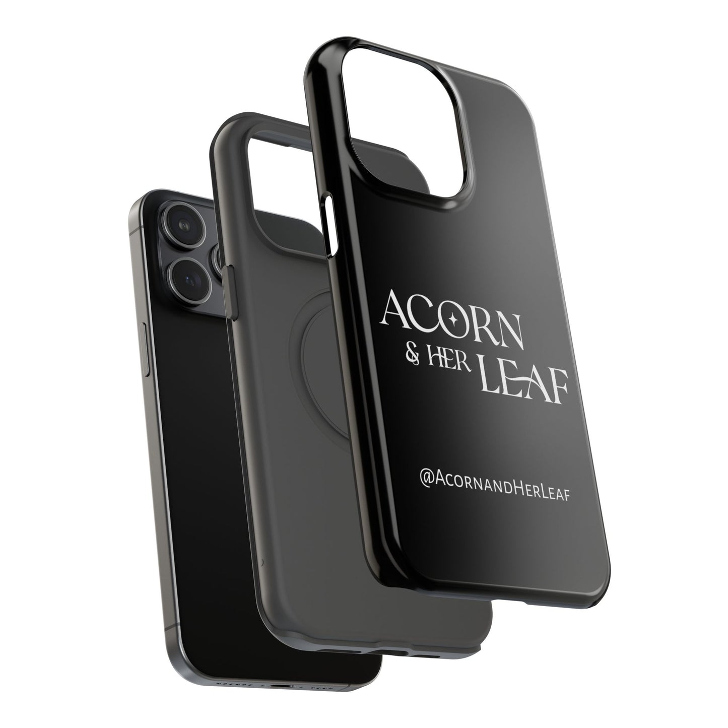 Acorn & Her Leaf Impact-Resistant Phone Cases