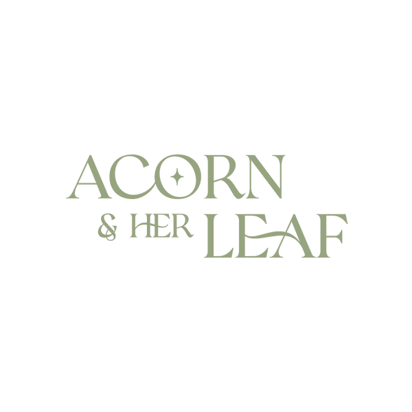 Acorn and Her Leaf